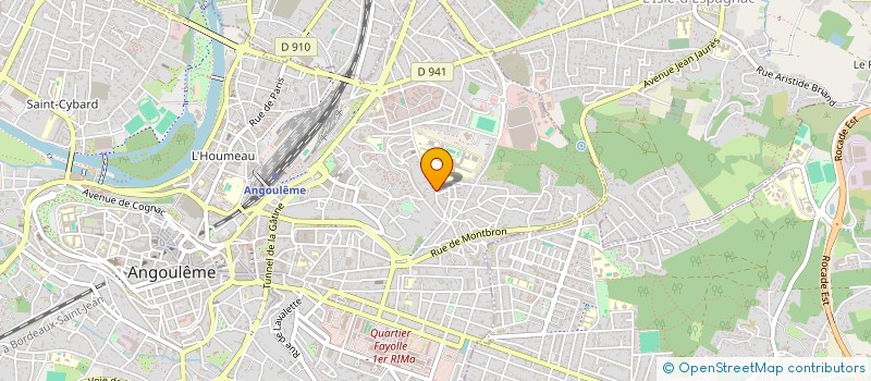 localisation de l'entreprise BELAIR à ANGOULEME