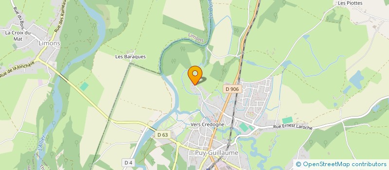 localisation de l'entreprise BELAIR DU BEAL  PUY-GUILLAUME