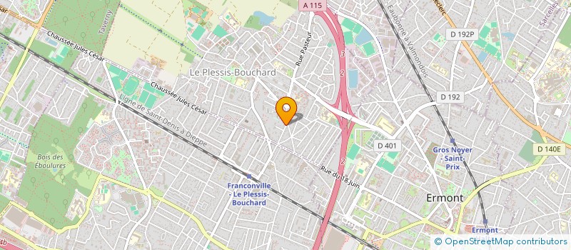 localisation de l'entreprise BELAKINA  PLESSIS-BOUCHARD (LE)