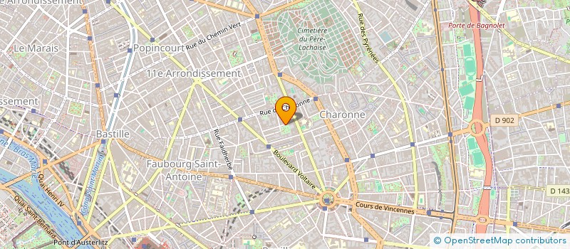 localisation de l'entreprise BELALBOUD M AMROUNI B SI AHMED à PARIS