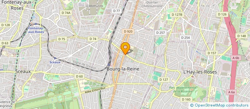 localisation de l'entreprise BELAMBRA FONCIERE GUIDEL à BOURG-LA-REINE