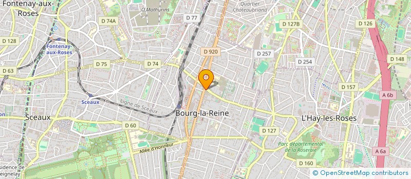 localisation de l'entreprise BELAMBRA FONCIERE TREGASTEL à BOURG-LA-REINE