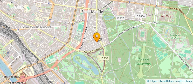 localisation de l'entreprise BELAME CONSEIL & FORMATION à SAINT-MANDE