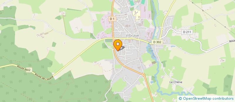 localisation de l'entreprise BELAMI  VIBRAYE