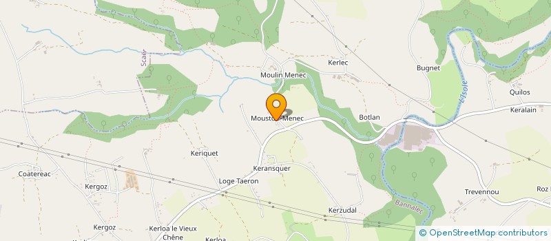 localisation de l'entreprise BELANDRA  BANNALEC