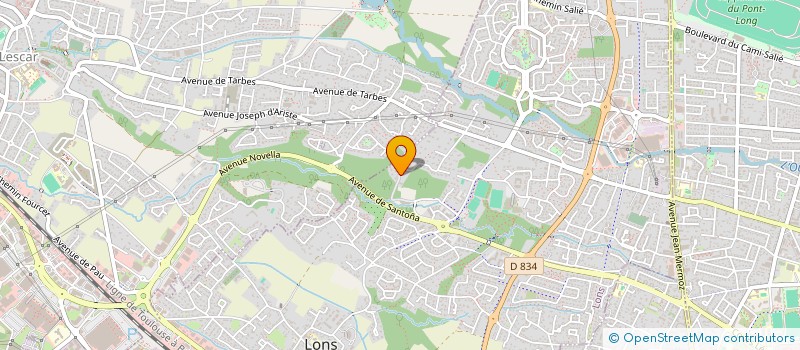 localisation de l'entreprise BELANE IMMO à LONS