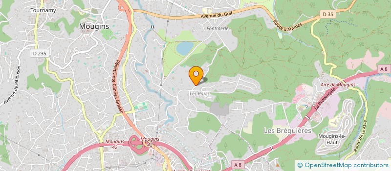 localisation de l'entreprise BELANG à MOUGINS