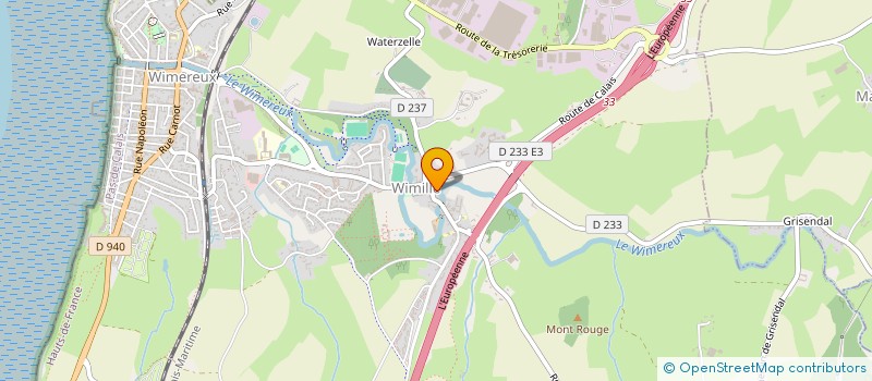 localisation de l'entreprise BELANGAIN  WIMILLE