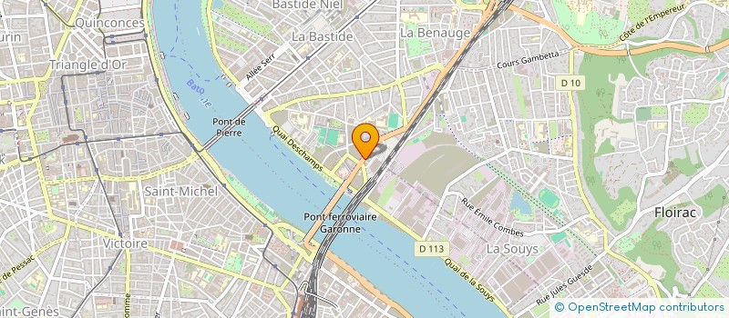 localisation de l'entreprise BELANGE  BORDEAUX