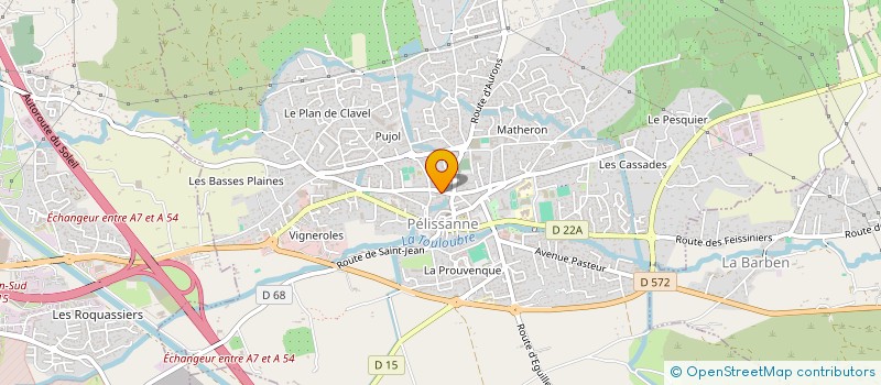 localisation de l'entreprise BELANGUE  PELISSANNE