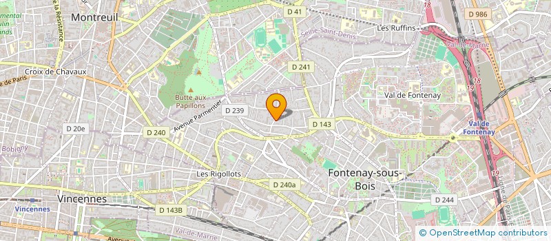localisation de l'entreprise BELANO CONSEIL à FONTENAY-SOUS-BOIS