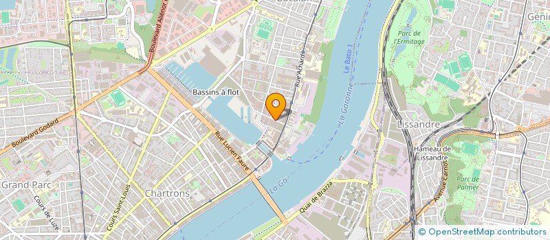 localisation de l'entreprise BELAPROD  BORDEAUX