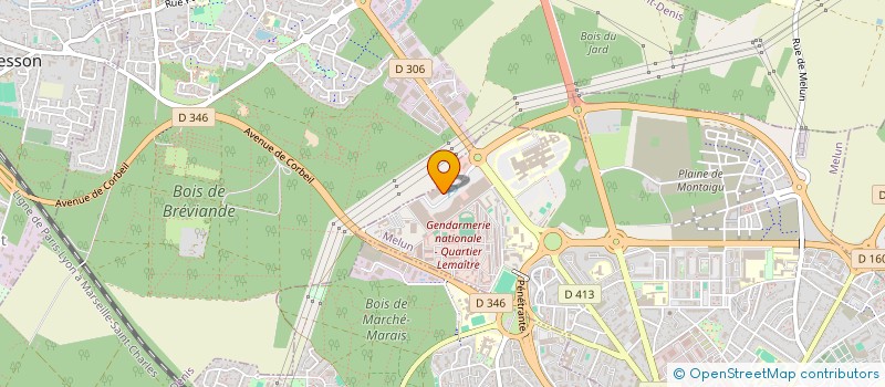 localisation de l'entreprise BELARBI à MELUN