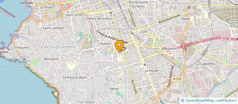 localisation de l'entreprise BELARD ET CASTAGNO GARAGE REP à MARSEILLE
