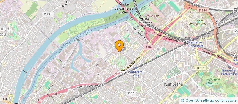 localisation de l'entreprise BELARDELI  NANTERRE