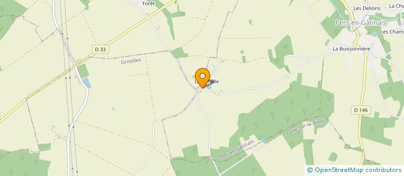localisation de l'entreprise BELAROMA à PERS-EN-GATINAIS