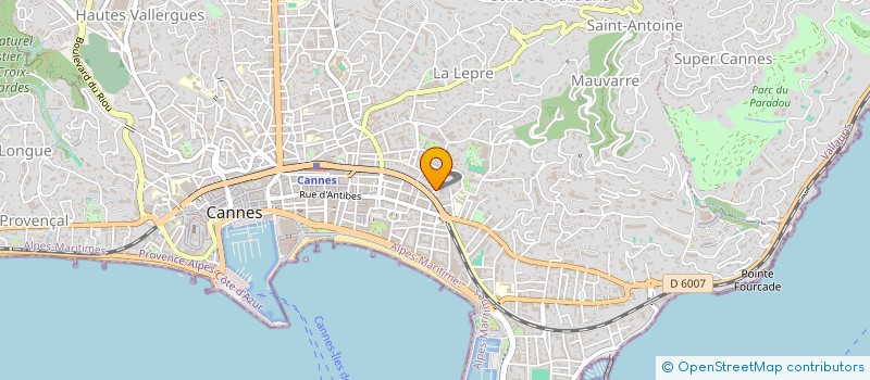 localisation de l'entreprise BELART FRANCE à CANNES
