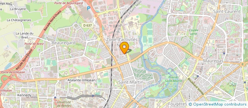 localisation de l'entreprise BELASIE à RENNES