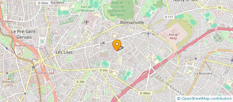 localisation de l'entreprise BELATECHE MODULES SERVICES à ROMAINVILLE