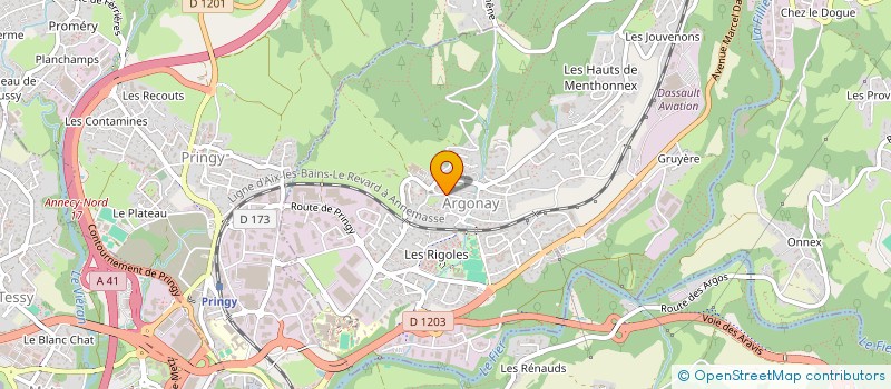 localisation de l'entreprise BELATHUR CELMETA  ARGONAY