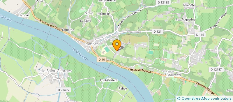 localisation de l'entreprise BELAUDA  CAMBES