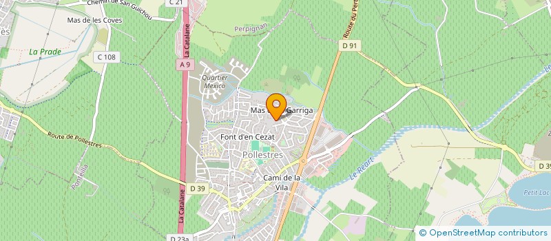 localisation de l'entreprise BELAUNI  POLLESTRES