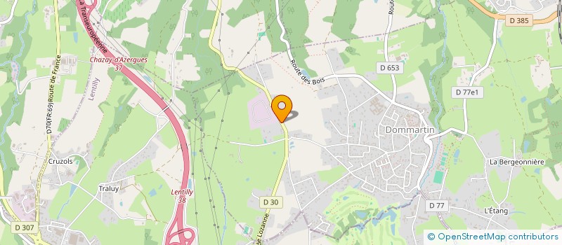 localisation de l'entreprise BELAVENIR  DOMMARTIN