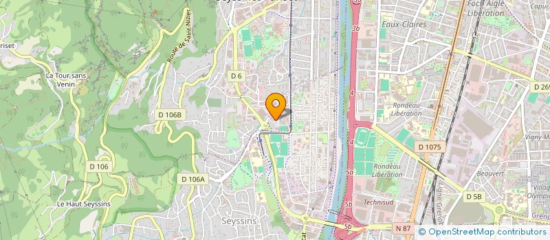 localisation de l'entreprise BELAVENTURE à SEYSSINS
