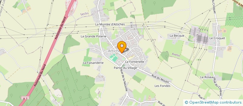 localisation de l'entreprise BELAYEL ET ASSOCIES  ATTICHES