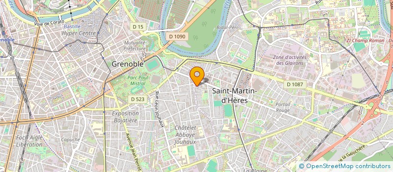 localisation de l'entreprise BELAZA TRANSPORTS à GRENOBLE