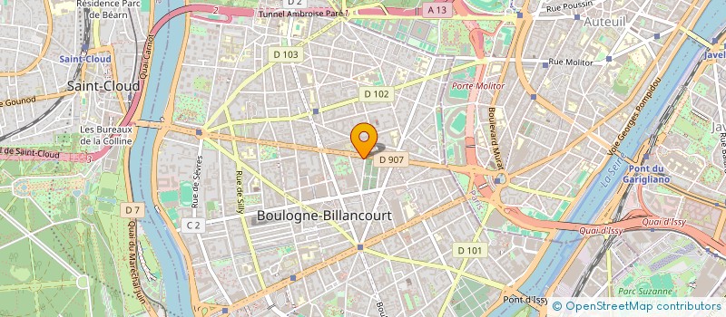 localisation de l'entreprise BELAZOUZ à BOULOGNE-BILLANCOURT