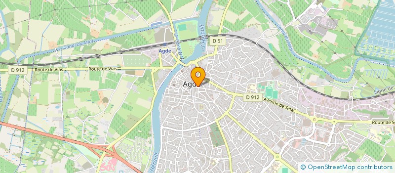 localisation de l'entreprise BELBASSE  AGDE
