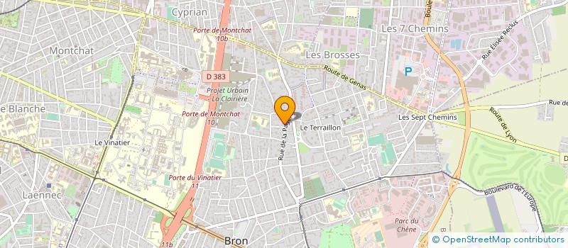 localisation de l'entreprise BELBECHE ET FILS à BRON