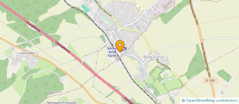 localisation de l'entreprise BELBEOC'H CONNECTION  BELLE-EGLISE