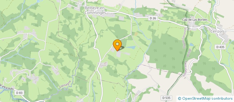 localisation de l'entreprise BELBEZE EN MUSIQUE  BELBEZE-EN-COMMINGES