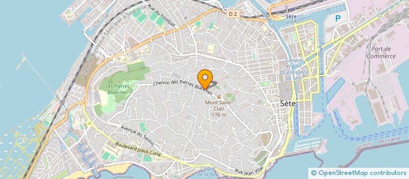 localisation de l'entreprise BELBEZET  SETE