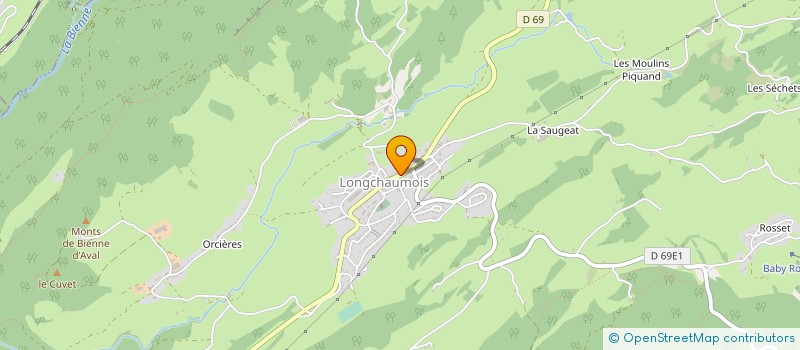 localisation de l'entreprise BELBOUCHET  LONGCHAUMOIS