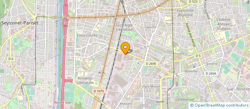 localisation de l'entreprise BELBYAKOM à GRENOBLE