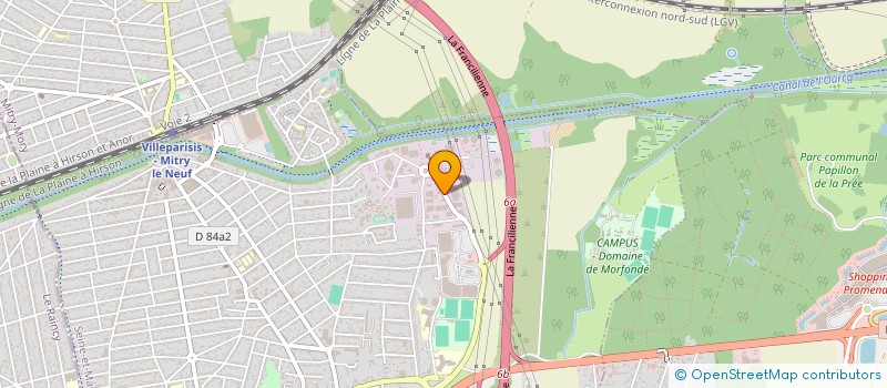 localisation de l'entreprise BELCA  VILLEPARISIS