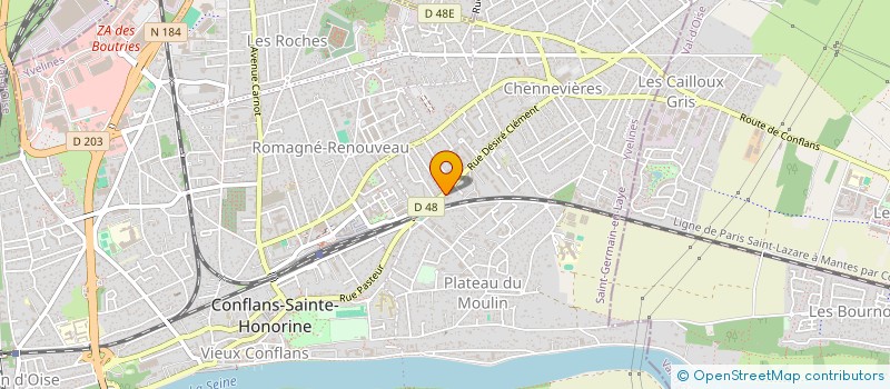 localisation de l'entreprise BELCAID HIGH QUALITY SERVICES CONSEIL  CONFLANS-SAINTE-HONORINE