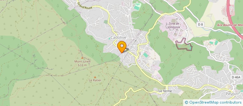 localisation de l'entreprise BELCODENE JUDO  CADOLIVE