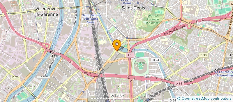 localisation de l'entreprise BELCOM SCI à SAINT-DENIS