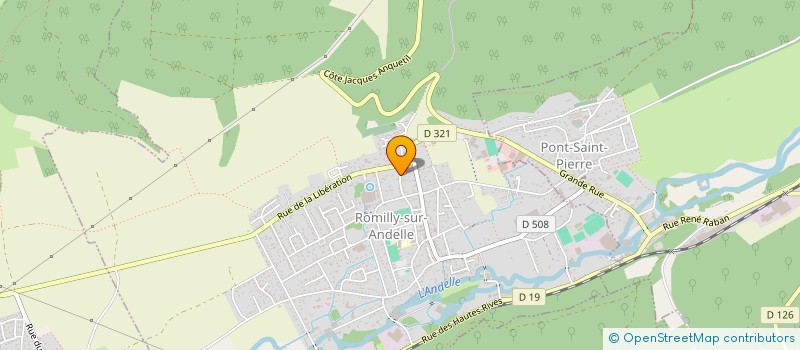 localisation de l'entreprise BELCY  ROMILLY-SUR-ANDELLE