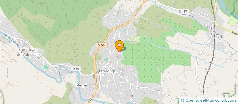 localisation de l'entreprise BELDA RLM  LES MAGES