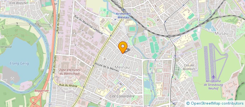 localisation de l'entreprise BELDECO à STRASBOURG