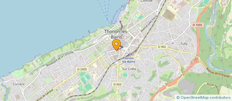 localisation de l'entreprise BELDI à THONON-LES-BAINS