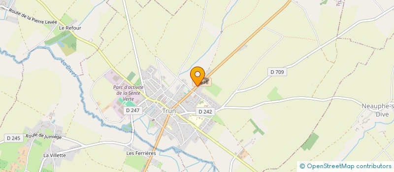 localisation de l'entreprise BELDIS à TRUN