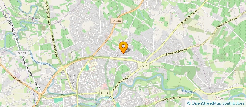 localisation de l'entreprise BELDUC  CARPENTRAS