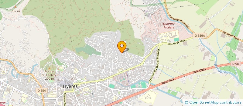 localisation de l'entreprise BELE COLLINE à HYERES