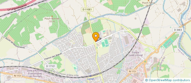 localisation de l'entreprise BELEA  LUNEL